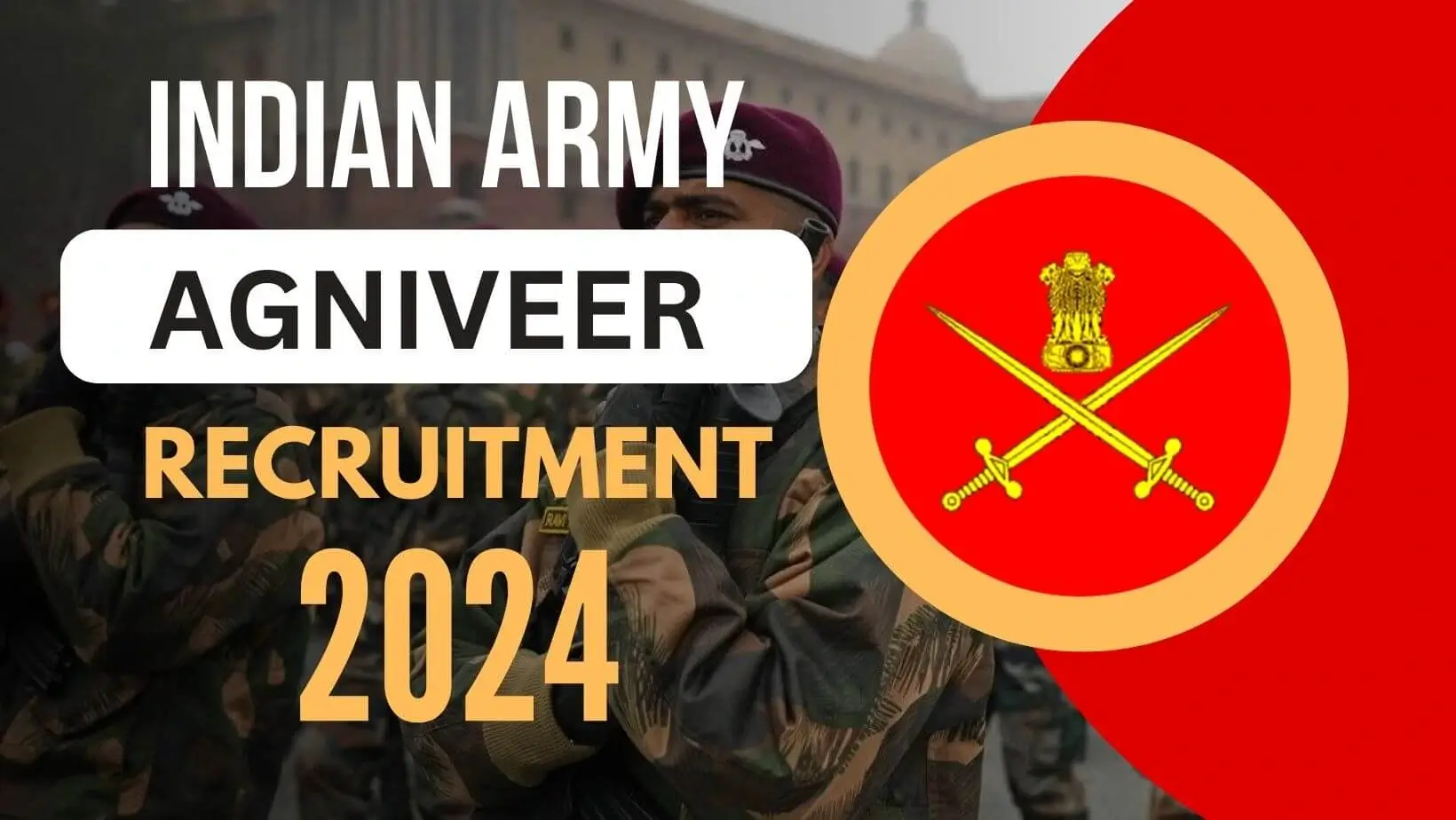Indian Army Agniveer Recruitment notification 2024 has been released. All you need to know about the eligibility criteria, age limits, education qualification, etc.