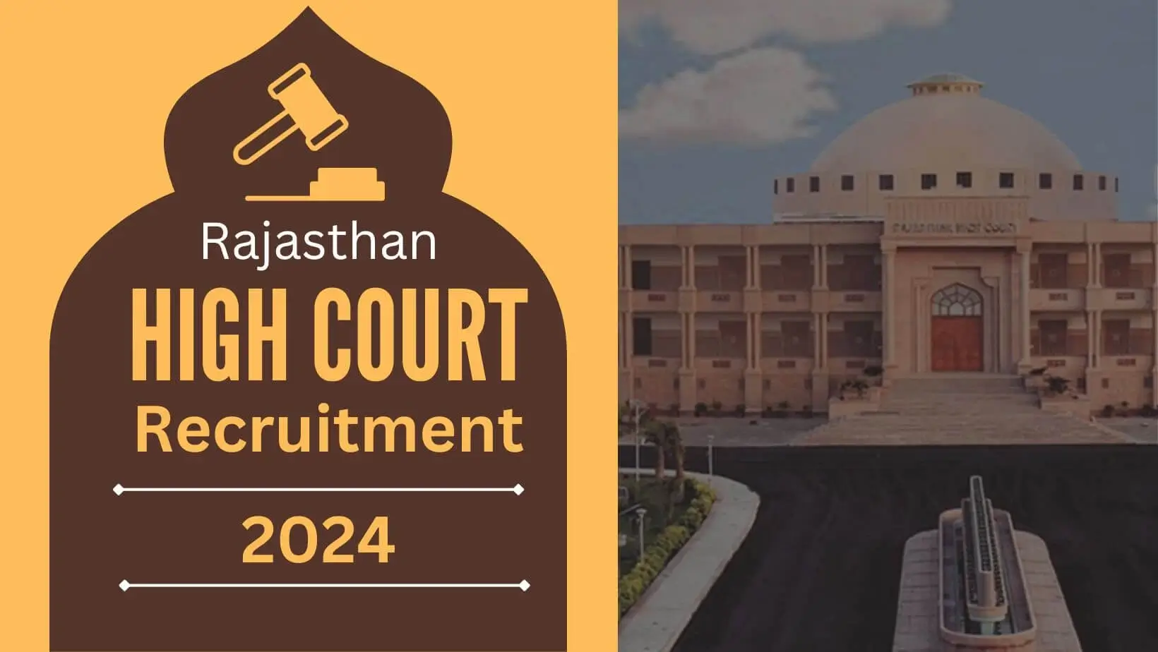 Rajasthan High Court Recruitment 2023-24 all notification details about vacancies, eligibility,, important dates and online apply process.